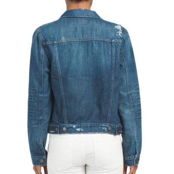 HUDSON Classic Trucker Denim Jean Jacket Size: S NWOT - Picture 2 of 2